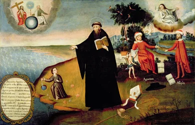 La leyenda de San Agustín, Escuela de Cuzco